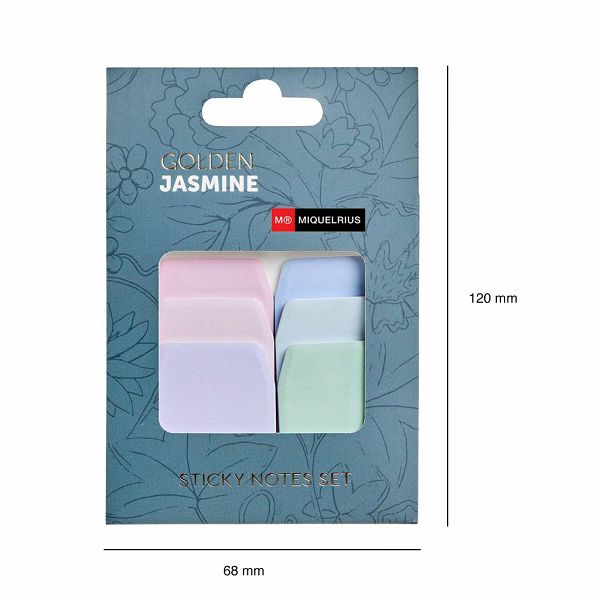 Blok samoljepivi Miquelrius 34x45/57/68 mm Golden Jazmine 3/1 MR7780