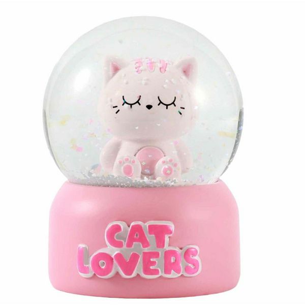 Snježna kugla iTotal Cat roza XL3189