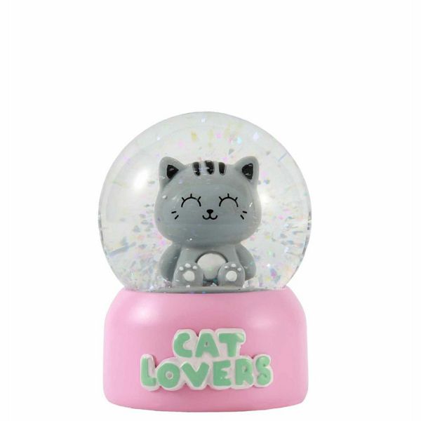 Snježna kugla iTotal Cat siva XL3187