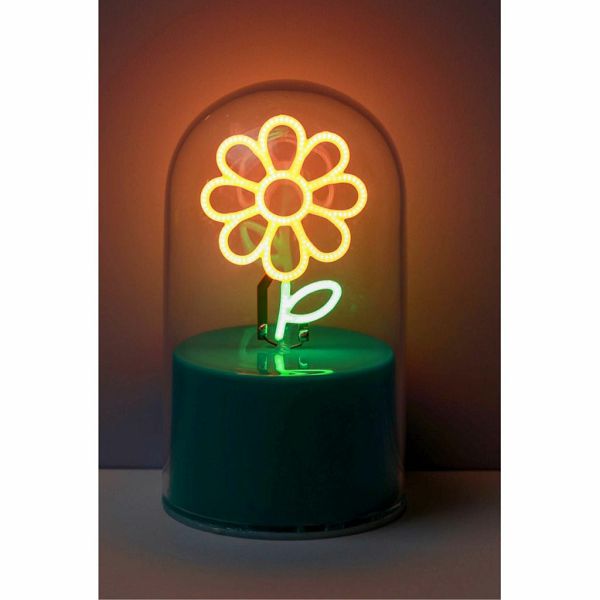Lampa staklena kupola iTotal NEON-efekt LED Flower XL3255