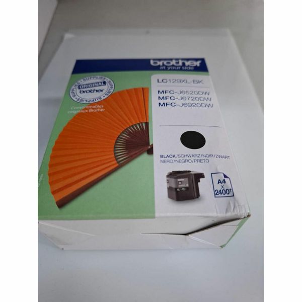 Outlet artikl- B grade Tinta Brother LC129XLBK black 2.4k