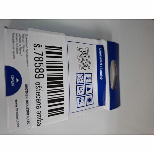 Outlet artikl- B grade Vrpca Brother p-touch TZE631 12mm yellow/black