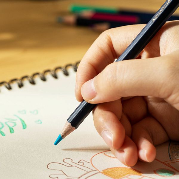 Umjetnički set za crtanje Deli Finenolo akvarelne olovke 24 kom u metalnoj kutiji EC129-24 100160345