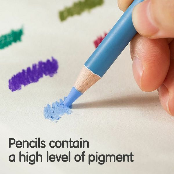 Umjetnički set za crtanje Deli Dmast pastelne olovke 4,0mm 12 kom EC302-12 140012988