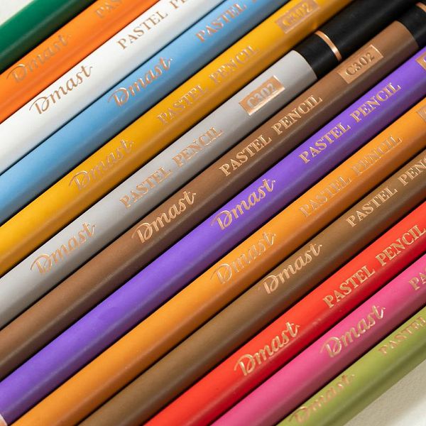 Umjetnički set za crtanje Deli Dmast pastelne olovke 4,0mm 12 kom EC302-12 140012988