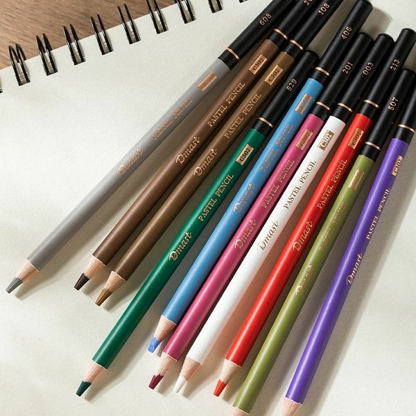 Umjetnički set za crtanje Deli Dmast pastelne olovke 4,0mm 12 kom EC302-12 140012988