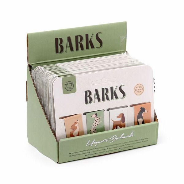Set magnetskih oznaka za knjige Puckator Barks Dog 24/1 BOOK19