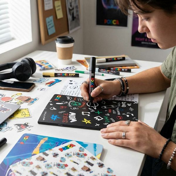 Bilježnica Posca crte 1211640909