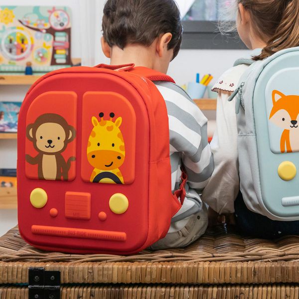 Ruksak mini Miquelrius 1 odjeljak Bus Stop crveni 10L MR19390