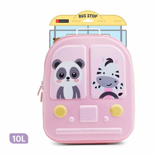 Ruksak mini Miquelrius 1 odjeljak Bus Stop rozi 10L MR19392
