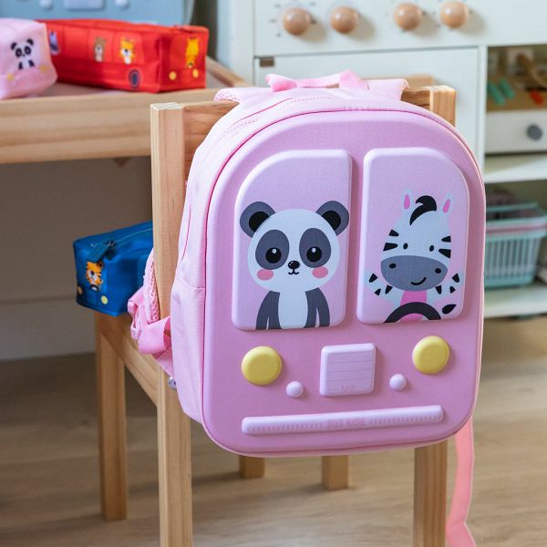 Ruksak mini Miquelrius 1 odjeljak Bus Stop rozi 10L MR19392