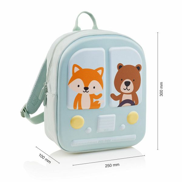 Ruksak mini Miquelrius 1 odjeljak Bus Stop zeleni 10L MR19393