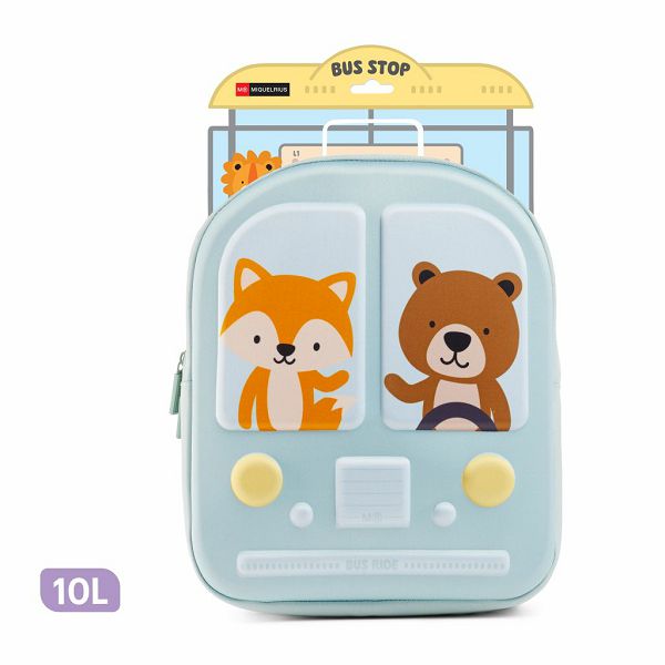 Ruksak mini Miquelrius 1 odjeljak Bus Stop zeleni 10L MR19393