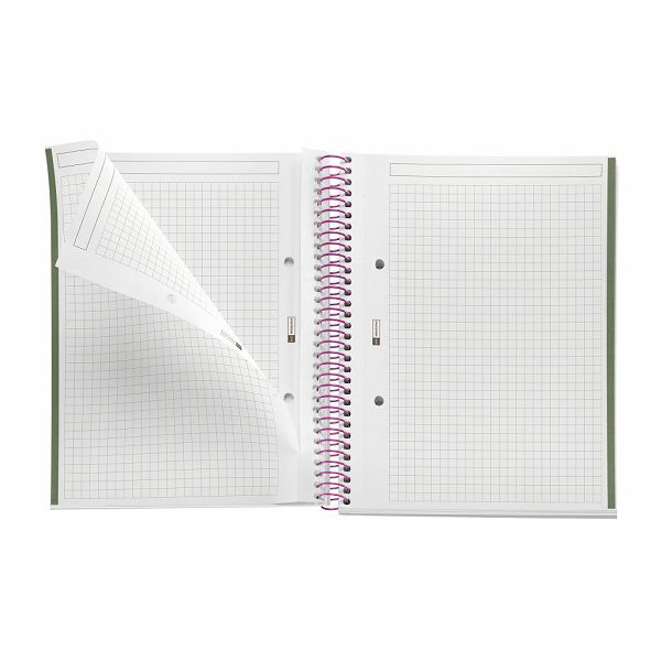 Kolegij blok Miquelrius A5 90g 80L spiralni kocke Entredos Papaver Rhoedas MR4505