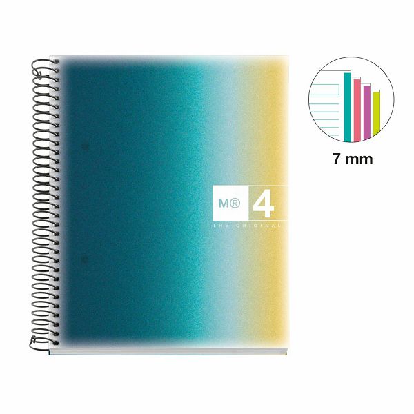 Kolegij blok Miquelrius A5 70g 120L spiralni crte Aurora Iceland MR4253