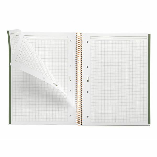 Kolegij blok Miquelrius A4 90g 80L spiralni kocke Entredos Chelindonium MR4498