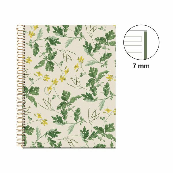 Kolegij blok Miquelrius A4 90g 80L spiralni crte Entredos Chelindonium MR4499