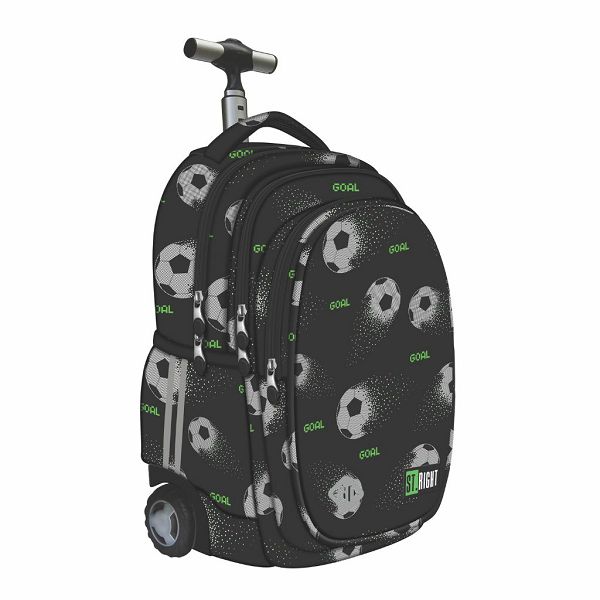 Ruksak školski na kotačiće Pixel Balls s pretincem za prijenosno računalo 17" TO-PLS-4067-XXX-STRI-ST