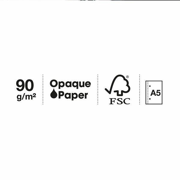 Kolegij blok Miquelrius A5 90g 80L spiralni crte Entredos Chelindonium MR4503