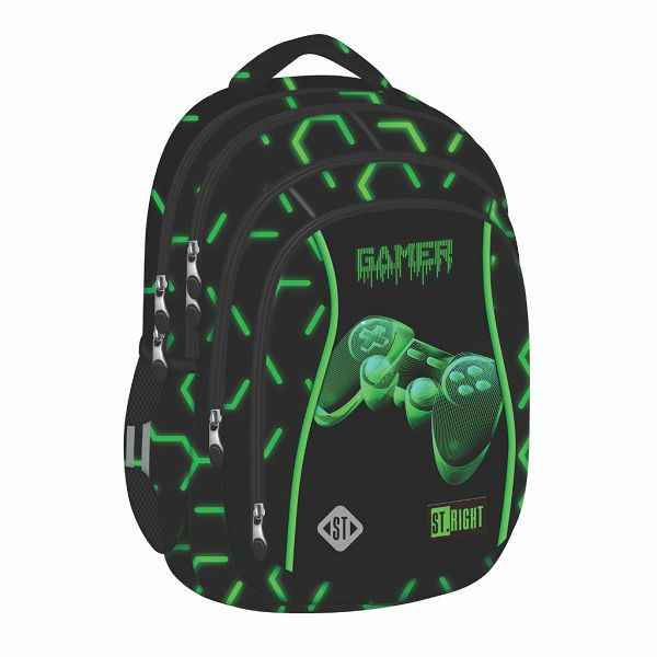 Ruksak školski Green Level s pretincem za laptop 17" TO-PLS-1339-STR-BP04-ST