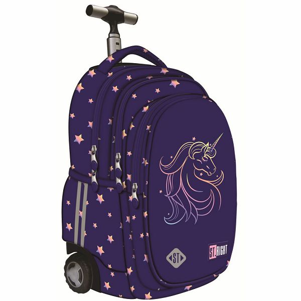 Ruksak školski Unicorn Glow na kotačima 17" TO-PLS-0882-STR-TB01-ST