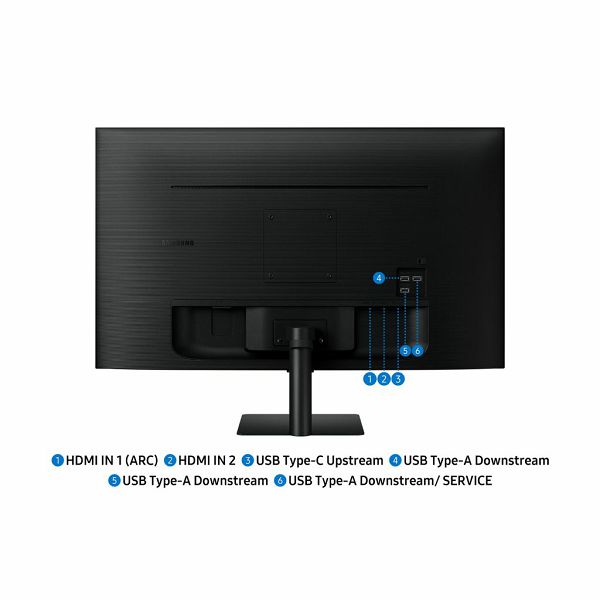 Monitor Samsung M70F Smart 32" QHD 4K 3,840 x 2,160, 60Hz, 4ms, Vision AI