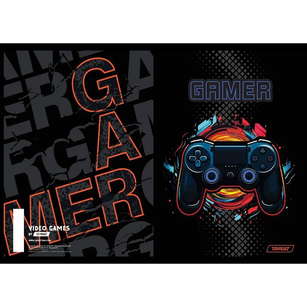 BILJEŽNICA A4/54L 80gr Gamer Target čista 28893