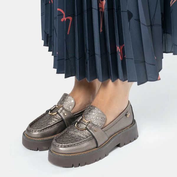 CIPELE MOKASINE ANEKKE Towanda ,zlatne vel.40 41373-088