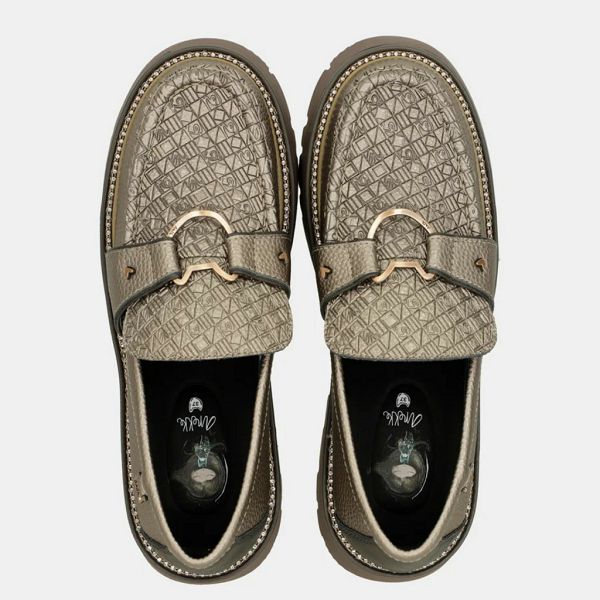 CIPELE MOKASINE ANEKKE Towanda,zlatne vel.37 41373-788