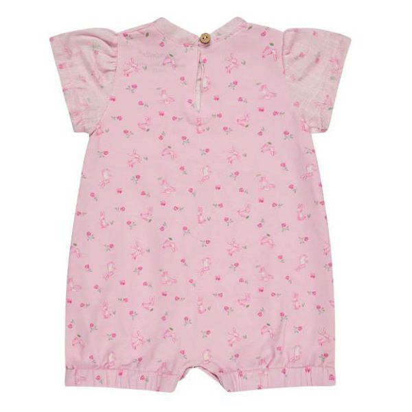 KOMBINEZON STERNTALER za bebe, kratki rukavi,vel.74, puderasto ružičasta 308720