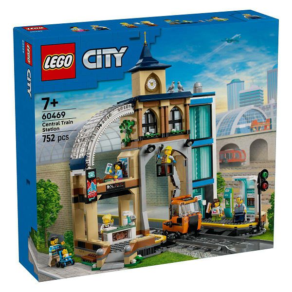 LEGO KOCKE City Glavni željeznički kolodvor 60469, 7+god.