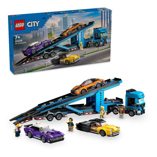 LEGO KOCKE City Kamion za prijevoz sportskih automobila 60408, 7+god.