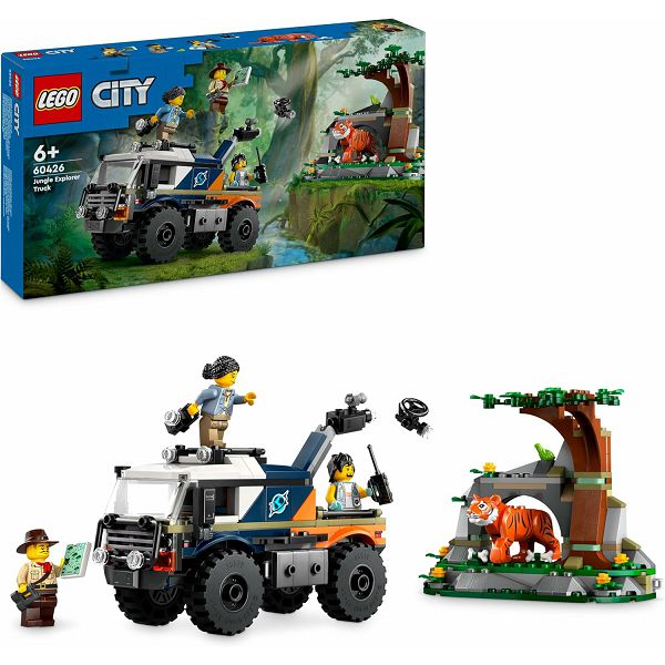 LEGO KOCKE City Terenski kamion istraživača prašume 60426, 6+god.
