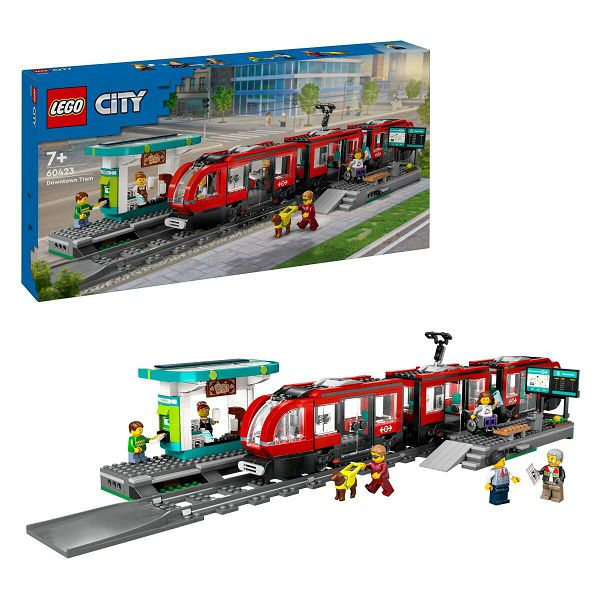 LEGO KOCKE City Tramvajska stanica u centru 60423, 7+god.