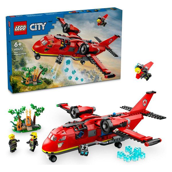 LEGO KOCKE City Vatrogasni avion 60413, 6+god.
