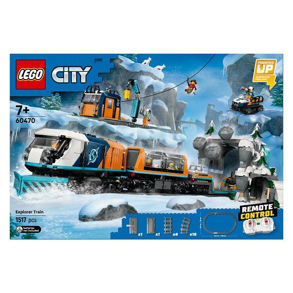 LEGO KOCKE City Vlak Polar Express za istraživanje Arktika 60470, 7+god.