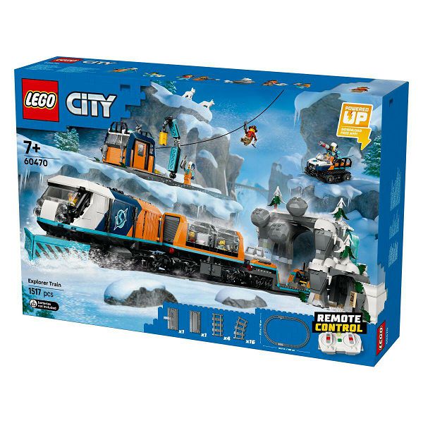 LEGO KOCKE City Vlak Polar Express za istraživanje Arktika 60470, 7+god.