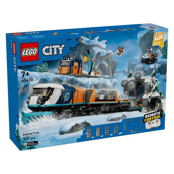 LEGO KOCKE City Vlak Polar Express za istraživanje Arktika 60470, 7+god.