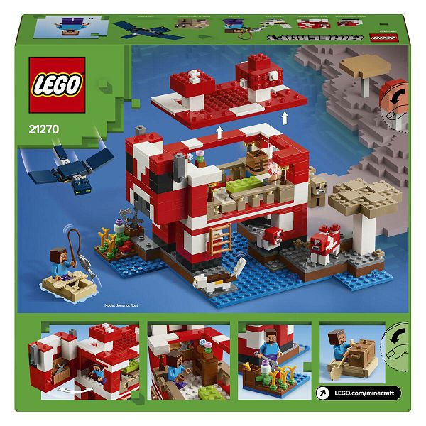 LEGO® MINECRAFT 21270 Kuća gljivokrava 21270, 8+god