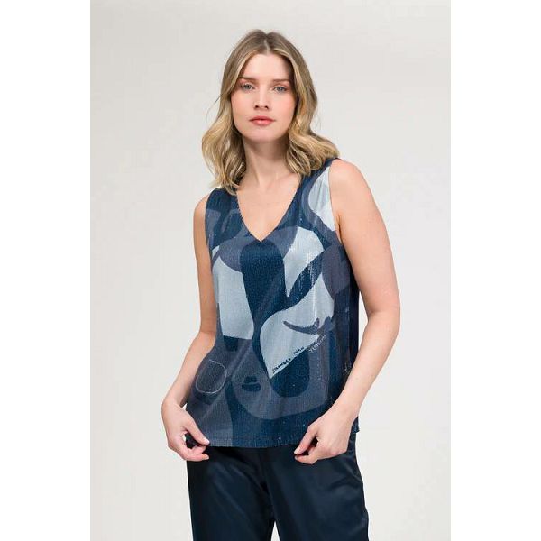 MAJICA ANEKKE bez rukava, plava vel.L/XL 42271-211