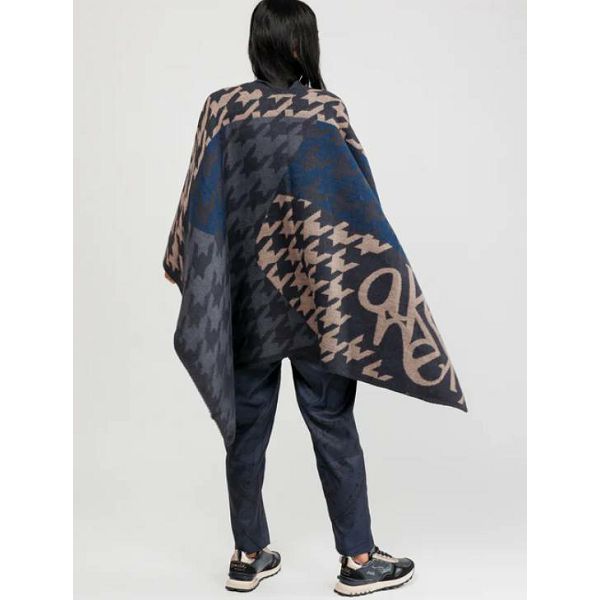 PONČO ANEKKE plavo-bež 41284-002