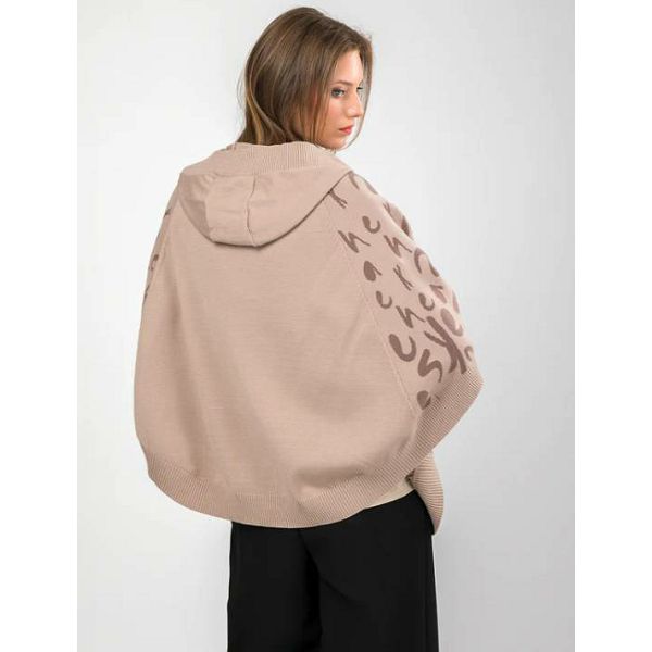 PONČO ANEKKE s kapuljačom,bež 41284-011