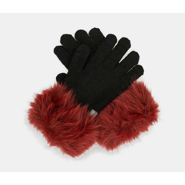 RUKAVICE ANEKKE crno-crvene 41482-071