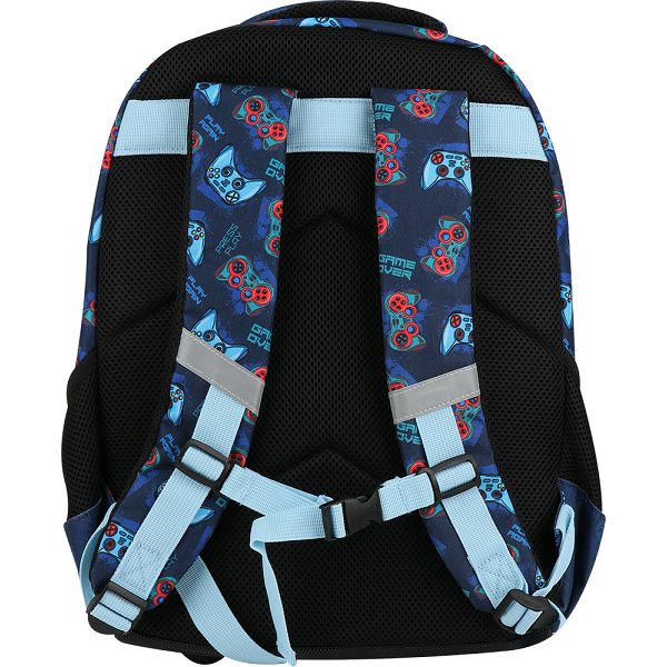 RUKSAK STREET Console ergonomski, tvrdo dno +  pernica +  boca za piće 080224