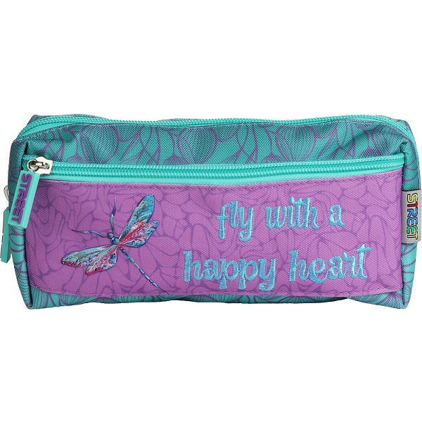 RUKSAK STREET Dragonflies ergonomski, tvrdo dno +  pernica +  boca za piće 080230