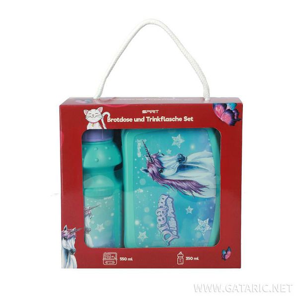UŽINA SET SPIRIT kutija + boca za piće 600003 Dream horse