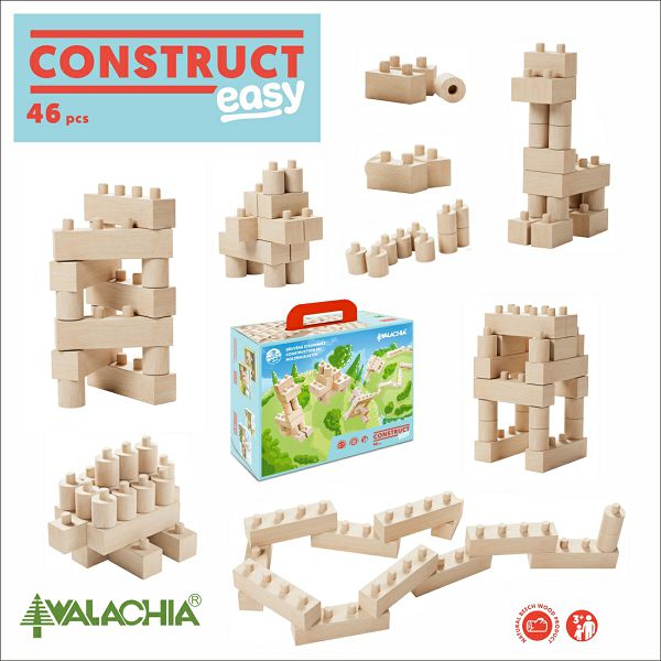 WALACHIA CONSTRUCT EASY 46kom, drveni 430938