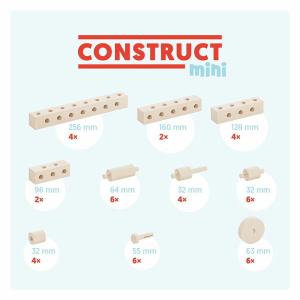 WALACHIA CONSTRUCT mini 44kom, drveni